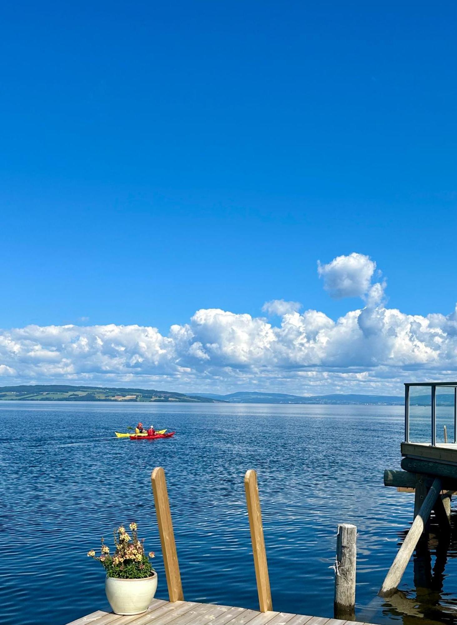 Idylliske Evjua Ved Mjosa Hotel Skreia Екстериор снимка